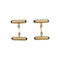 Boutons de manchette Boutons de manchette Fred en or jaune, rubis. 58 Facettes 29751