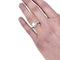 Bague 53 Bague solitaire diamant 1,01 carat en or blanc. 58 Facettes 29746