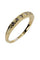 Bague 55 Demi alliance diamants 58 Facettes 35811