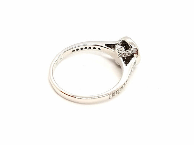 Bague 52 Bague Solitaire Or blanc Diamant 58 Facettes 807609CN