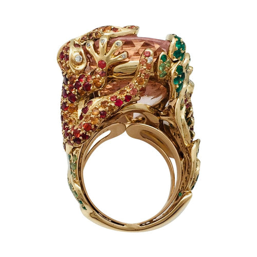 Bague 58 Bague de cocktail Dior, collection "Incroyables et Merveilleuses", modèle "Salamandre". 58 Facettes 28399