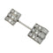 Broche Epingle de jabot Art Déco en or blanc et platine, diamants. 58 Facettes 30135