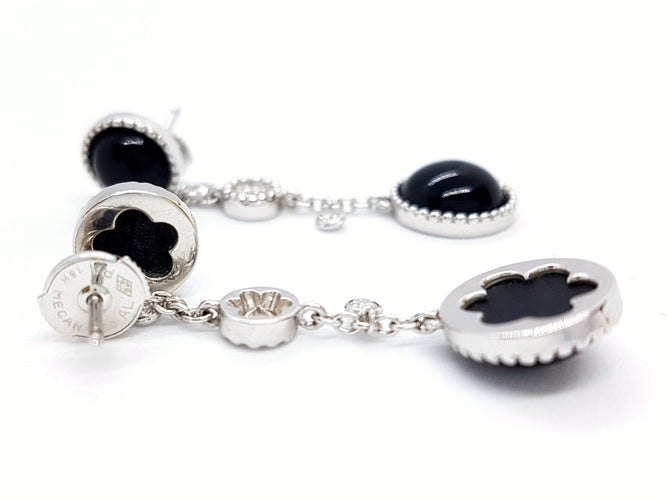 Boucles d'oreilles Susie Otero Boucles d'oreilles Pendants Or blanc Diamant 58 Facettes 06089CD