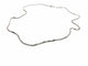 Collier Collier Maille forçat Or blanc 58 Facettes 1141231CD