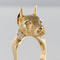 Bague 55 Bague chien et son collier diamants 58 Facettes 19-075-55