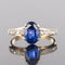 Bague 58 Bague ancienne saphir diamants 58 Facettes 20-092-52