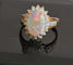 Bague Bague POMPADOUR OPALE et Diamants 58 Facettes 359