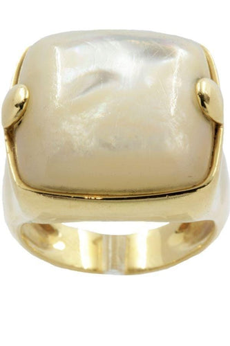 Bague 56 Bague jonc nacre 58 Facettes 12121