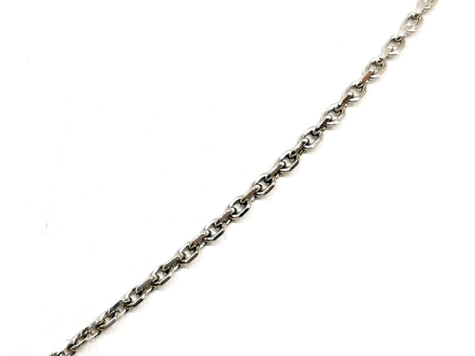 Collier Collier Chaîne + pendentif Or blanc Topaze 58 Facettes 1141225CD