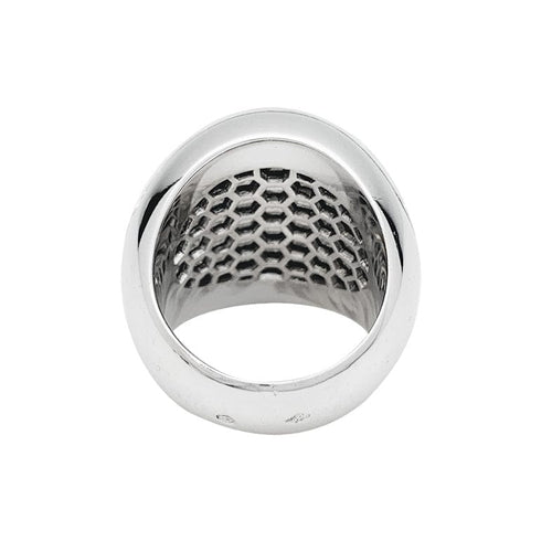 Bague 54 Bague Cartier "Myst" en or blanc, cristal de roche et diamants. 58 Facettes 30405