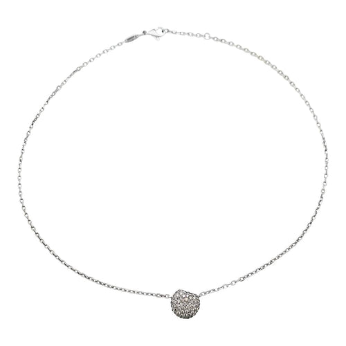 Collier Collier Boucheron, "Tentation Macaron", en or blanc, diamants et saphirs. 58 Facettes 30608