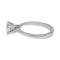 Bague 52 Bague solitaire diamant 1,01 carat en or blanc. 58 Facettes 30369