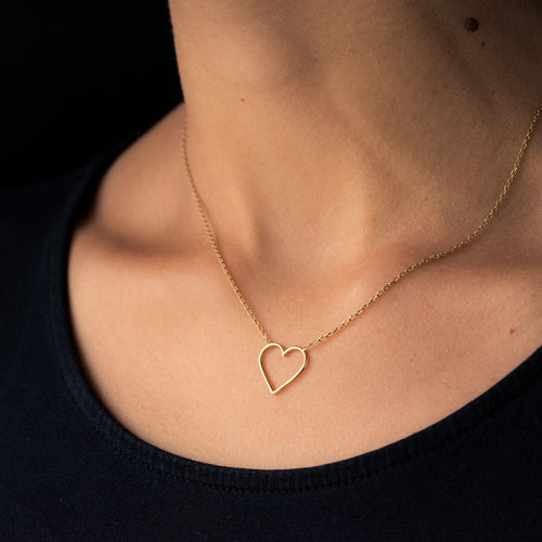 Collier Coeur en or et sa chaine 58 Facettes 20-041A