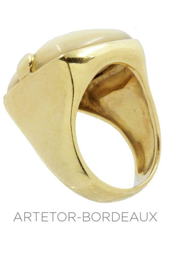 Bague 56 Bague jonc nacre 58 Facettes 12121