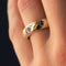 Bague 53 Bague or jaune et saphirs 58 Facettes 12-131-6608616-53