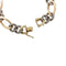 Bracelet Bracelet gourmette en or blanc et jaune, diamants. 58 Facettes 30330