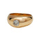 Bague 55 Bague jonc en or jaune, diamant. 58 Facettes 30238