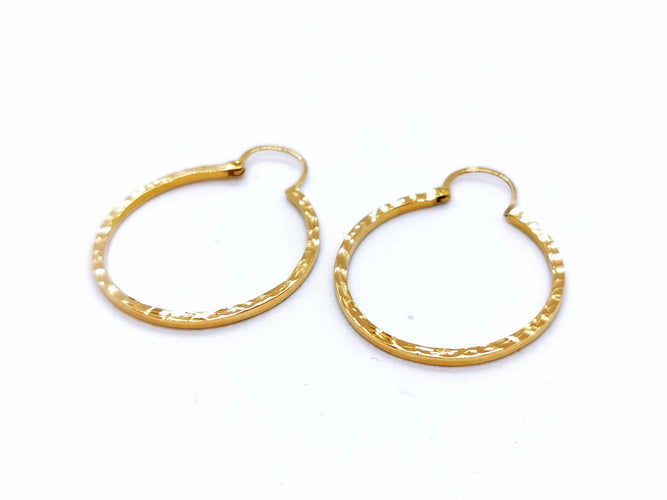 Boucles d'oreilles Boucles d'oreilles Créoles Or jaune 58 Facettes 990299CD