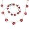 Bracelet Parure grenats et diamants or blanc 58 Facettes 21-051-21-052