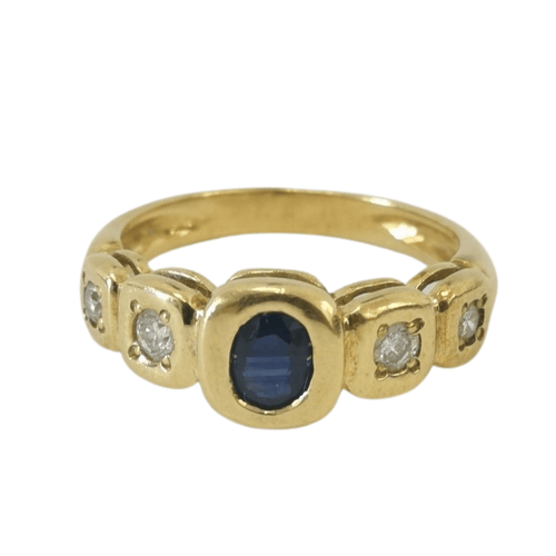 Bague Bague Or Saphir & Diamants 58 Facettes LT 4955