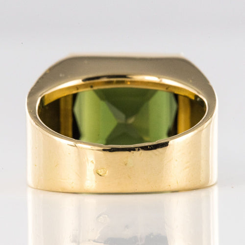 Bague 54 Chevalière ancienne tourmaline 58 Facettes 19-658-51