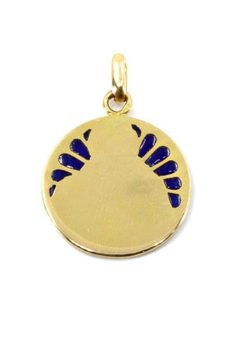 Pendentif Médaille religieuse émail 58 Facettes 31401