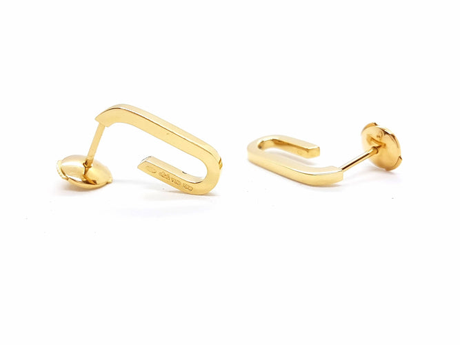 Boucles d'oreilles Dinh Van Boucles d'oreilles Maillon Or jaune 58 Facettes 06504CD