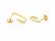 Boucles d'oreilles Dinh Van Boucles d'oreilles Maillon Or jaune 58 Facettes 06504CD