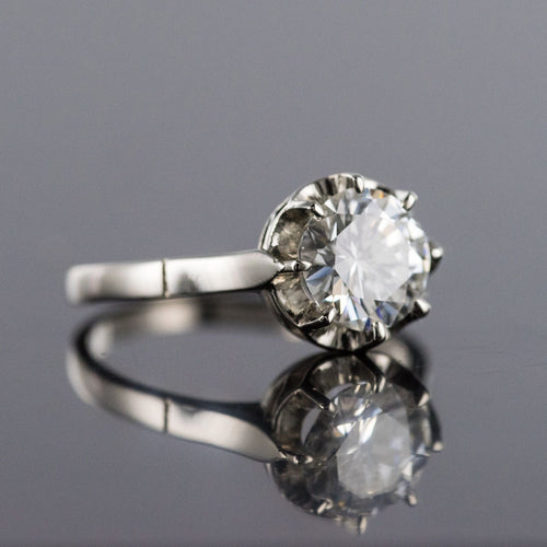 Bague 54 Solitaire diamant 1,50 carat 58 Facettes 19-649