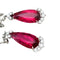 Boucles d'oreilles Boucles d'oreilles gouttes de rubellites et diamants. 58 Facettes 30529