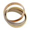 Bague 48 Bague Cartier "Trinity" 3 ors, moyen modèle. 58 Facettes 30342