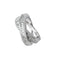 Bague 50 Bague Chopard or blanc, diamants carrés. 58 Facettes 30000