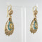 Boucles d'oreilles Pendants d'oreilles anciens turquoises et perles fines 58 Facettes 17-326A