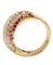 55-56 Bague Rubis et Diamants or jaune 58 Facettes