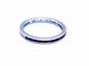 Bague 59 Bague Alliance Or blanc Diamant 58 Facettes 968086CN