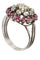 Bague Bague rubis et diamants années 70' 58 Facettes 18611