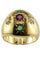 Bague Bague boule rubis, émeraudes et diamants 58 Facettes