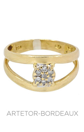 Bague 53 Bague moderne diamants 58 Facettes 34701