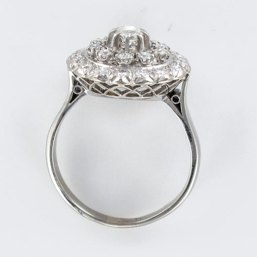 Bague 59 Bague ronde diamants 58 Facettes 19-481-48