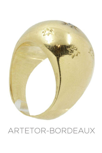 Bague 49 Bague boule ancienne 58 Facettes 15651