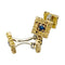 Boutons de manchette Boutons de manchette Van Cleef & Arpels deux ors et saphirs. 58 Facettes 30182
