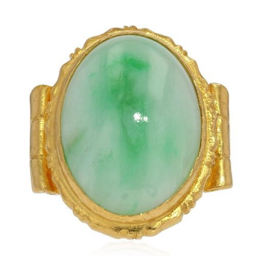 Bague 52 Bague or et jade ancienne 58 Facettes 21-109-52