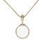 Collier Chaîne et loupe en or jaune, diamants. 58 Facettes 29367