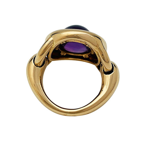 Bague 52 Bague Poiray "Indra" or jaune et améthyste. 58 Facettes 30666