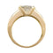 Bague 53.5 Bague en or jaune, diamants 2,09 cts G/VVS1. 58 Facettes 29578