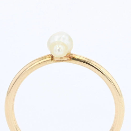 Bague 59 Bague ancienne Perle baroque 58 Facettes 17-155B-55
