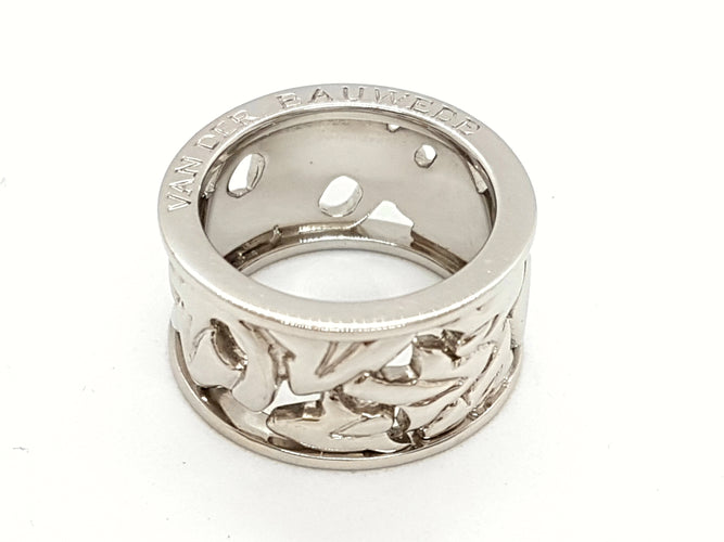 Bague 54 Van der Bauwede Bague Or blanc 58 Facettes 00043GD