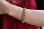 Bracelet Bracelet gourmette ciselée or vintage 58 Facettes 17-311