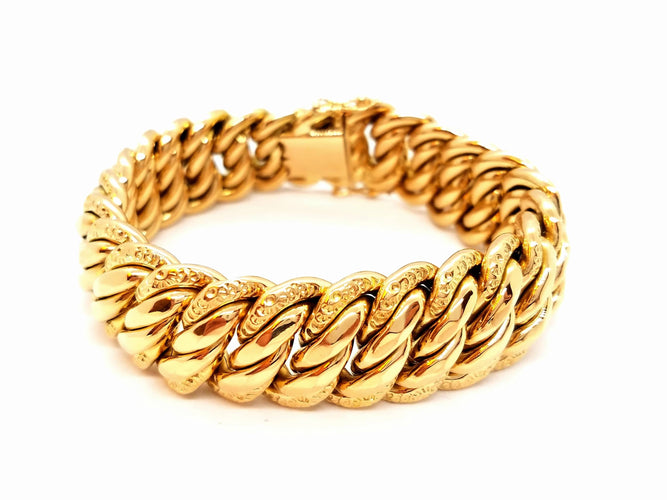 Bracelet Bracelet Maille américaine Or jaune 58 Facettes 904601CD