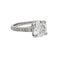 Bague 49 Bague solitaire diamant 2,02 carats en platine. 58 Facettes 30455